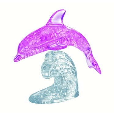 3D Crystal Dolphin Puzzle Heart Building Blocks Toy Learning Education Toy P*US 3D Crystal Dolphin Puzzle Heart Building Blocks Toy Learning Education Toy P*US